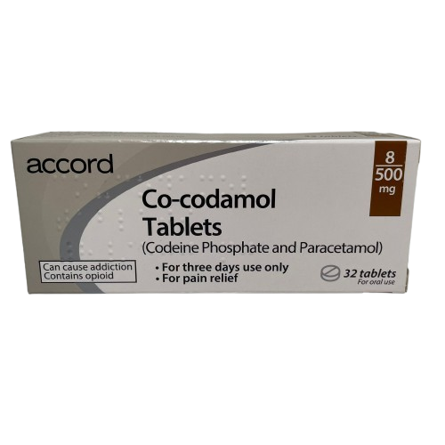 Co-Codamol 8mg/500mg Tablets